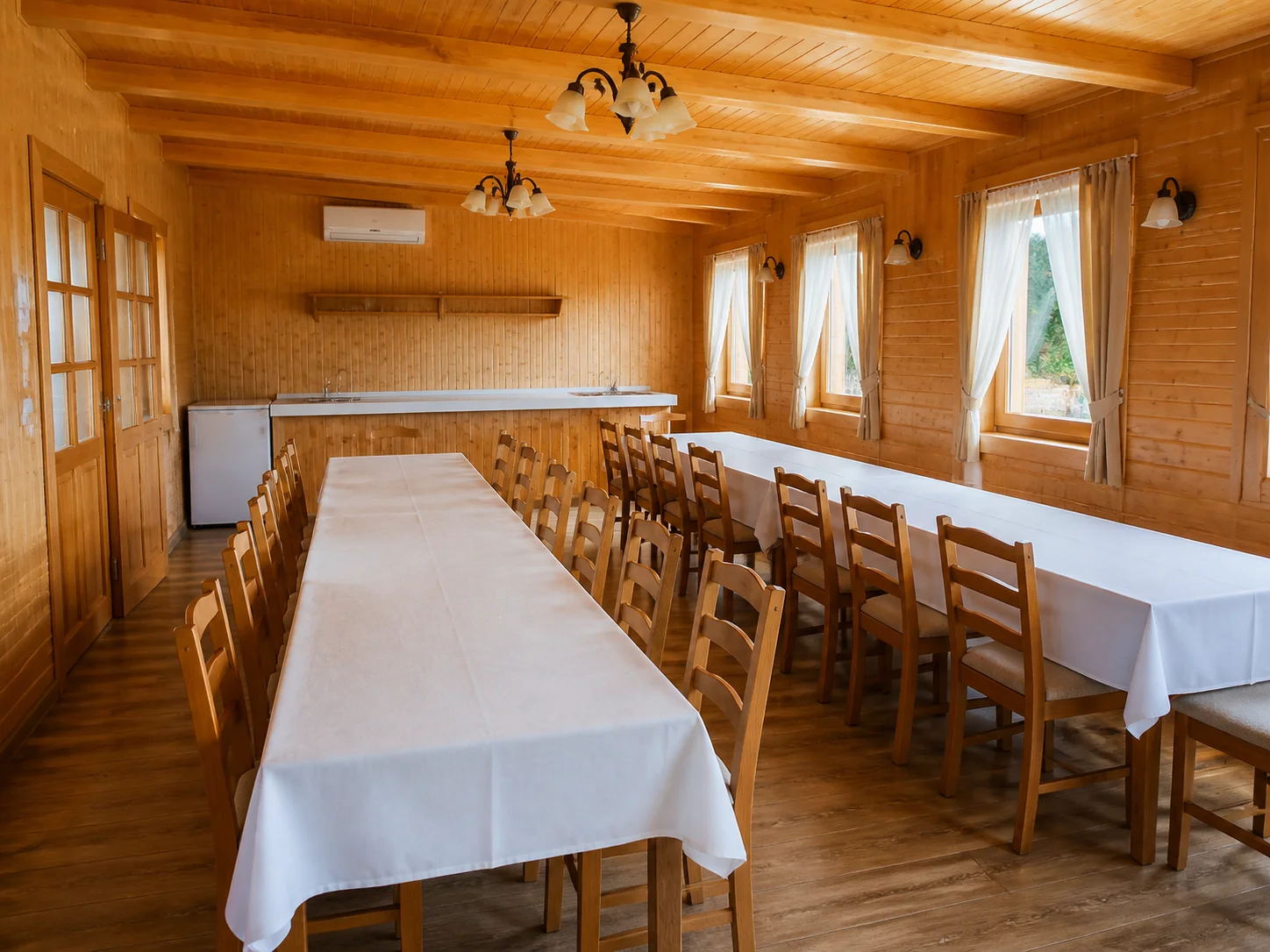 Rendezvényterem belülről
