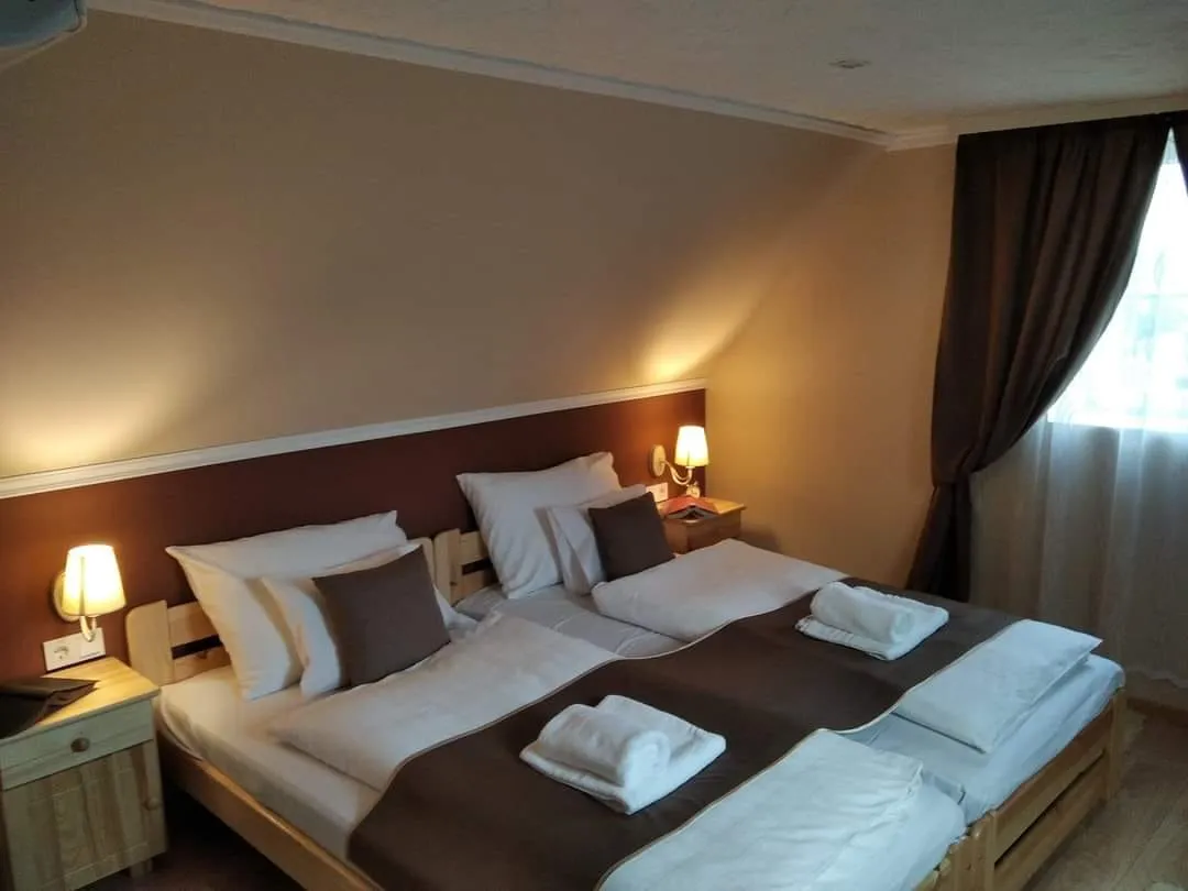 Hálószoba — hotel-szintű kialakítás